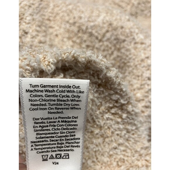 Time and Tru Women's Tan Super Soft Pullover Sweater Size L (12-14) NWOT - Picture 4 of 6